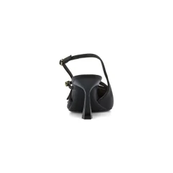 Décolleté nere da donna con tripli cinturini e tacco 8 cm Swish Jeans