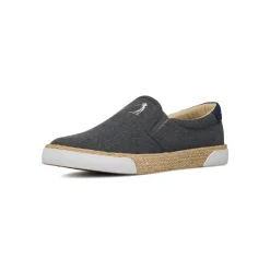 Espadrillas blu da Uomo in tessuto canvas con suola in paglia US Golf Club