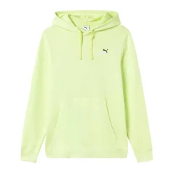 Felpa con cappuccio da uomo verde lime con tasca a marsupio Puma ESS 2 COLOR