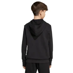 Felpa nera con logo adidas da Bambino J BL FT HD 280