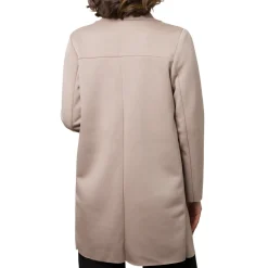 Giacca Beige da donna a taglio vivo con tasche Swish Jeans