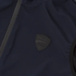Gilet smanicato da Uomo blu impermeabile e traspirante Ducati Corse