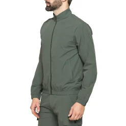Giubbino leggero da Uomo verde con zip e tasche laterali Carrera Jeans