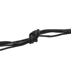Lacci cerati neri 75 cm Silver