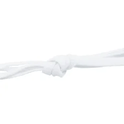 Lacci piatti bianchi 120 cm Silver