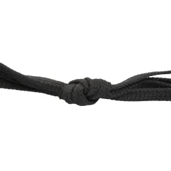 Lacci piatti neri 120 cm Silver