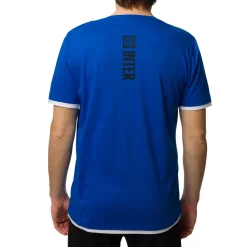 Maglia da pigiama blu da uomo con logo Inter