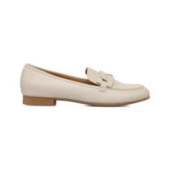 Mocassini bianco off-white da donna comodi e flessibili con morsetto P Smart