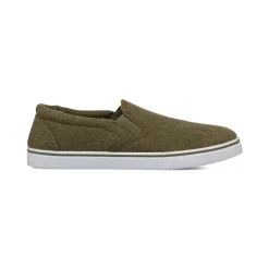 Mocassini da uomo in tessuto verde militare Jog
