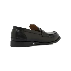 Mocassini Penny Loafer neri da Uomo Riflessi Urbani