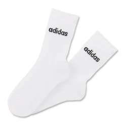 Pacco da 3 calzini bianchi da uomo adidas Thin Linear-Cut