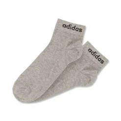 Pacco da 3 calzini neri, grigi e bianchi adidas Thin Linear-Cut