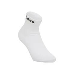 Pacco da 3 calzini neri, grigi e bianchi adidas Thin Linear-Cut