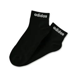 Pacco da 3 calzini neri, grigi e bianchi adidas Thin Linear-Cut