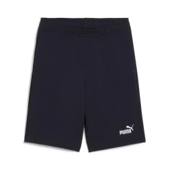 Pantaloncini da bambino e ragazzo neri con vita elasticizzata Puma