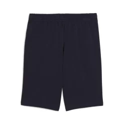 Pantaloncini da bambino e ragazzo neri con vita elasticizzata Puma