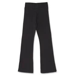 Pantaloni a zampa Neri Bambina con logo in strass Puma