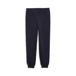 Pantaloni da bambino e ragazzo blu Puma con logo