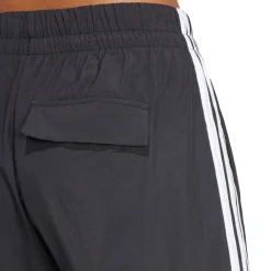Pantaloni sportivi cargo a gamba larga da Donna neri adidas