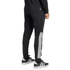 Pantaloni sportivi da uomo neri con iconiche 3-Stripes bianche adidas