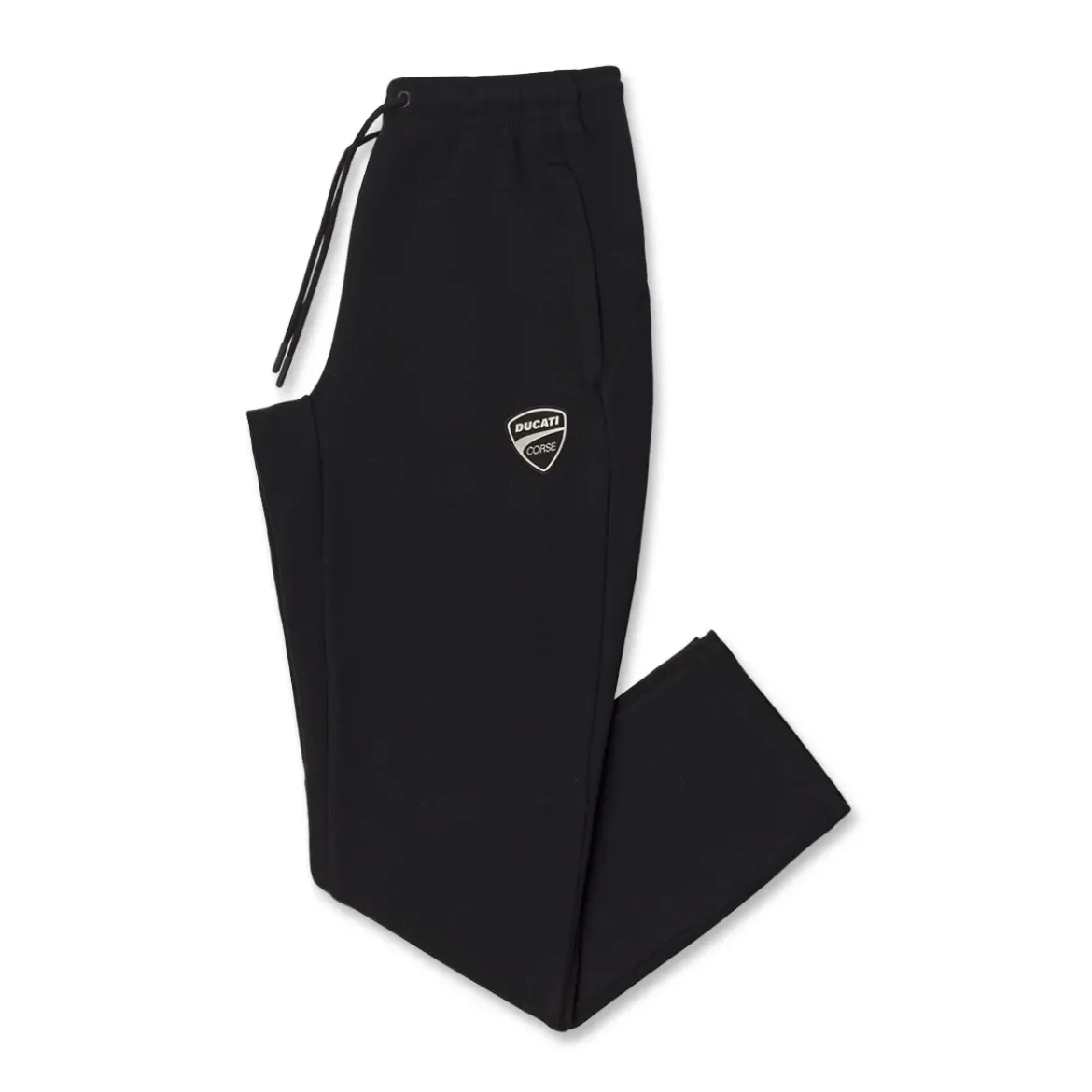 Pantaloni sportivi neri Uomo con Coulisse e logo laterale Ducati Corse