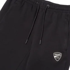 Pantaloni sportivi neri Uomo con Coulisse e logo laterale Ducati Corse