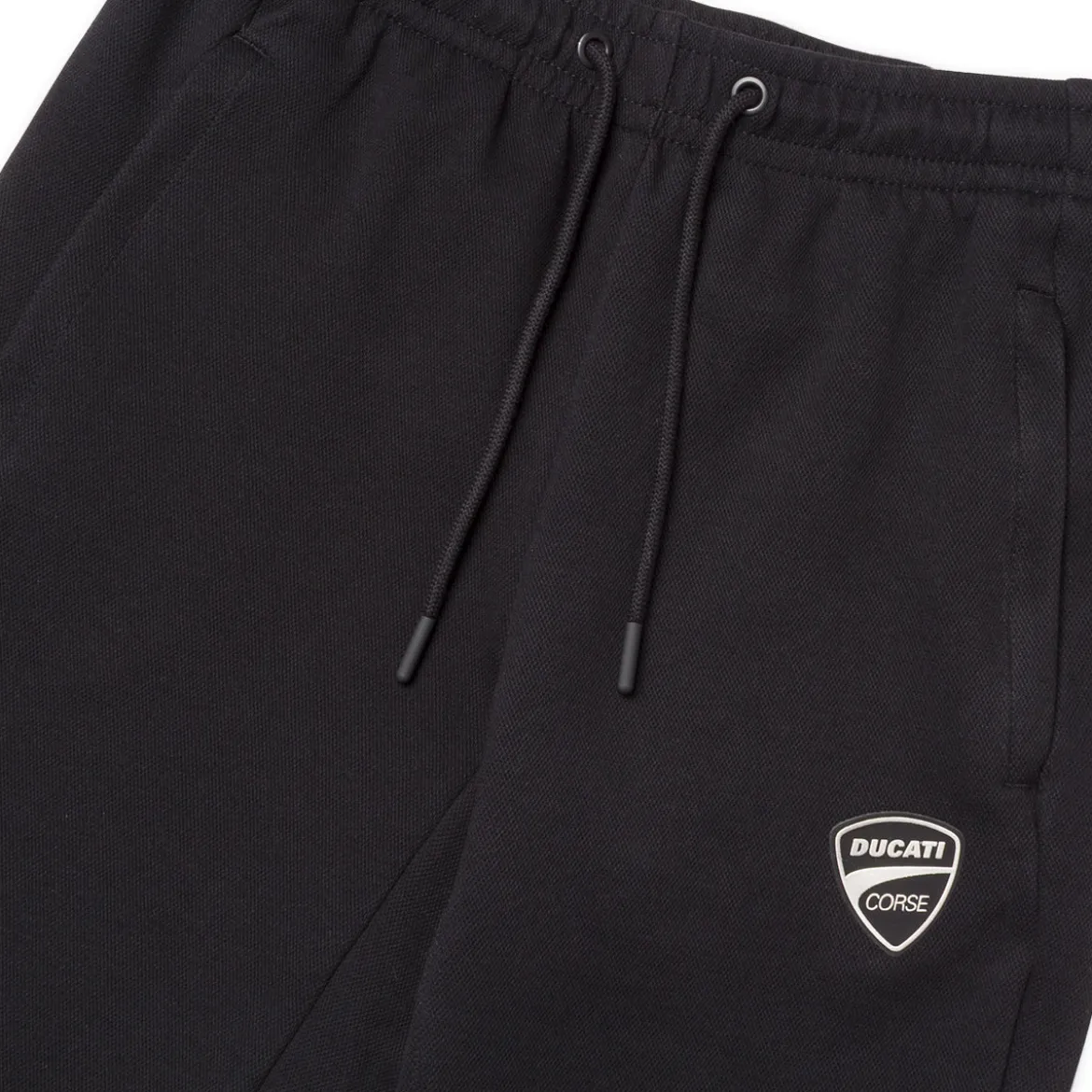 Pantaloni sportivi neri Uomo con Coulisse e logo laterale Ducati Corse