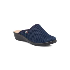 Pantofole sanitarie blu da donna con sottopiede anatomico Fly Flot