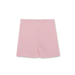 Pigiama corto bianco e rosa da bambina con stampa Minnie