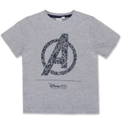 Pigiama corto grigio e nero da bambino Avengers