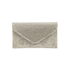 Pochette Argento da Donna con strass e tracolla a catena Lora Ferres