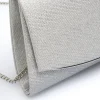 Pochette Argento glitter con tracolla removibile Lora Ferres