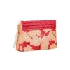 Pochette da Donna fucsia con dettagli in rafia Naj Oleari