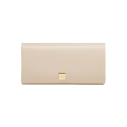 Pochette elegante da Donna nude con dettaglio oro Lora Ferres