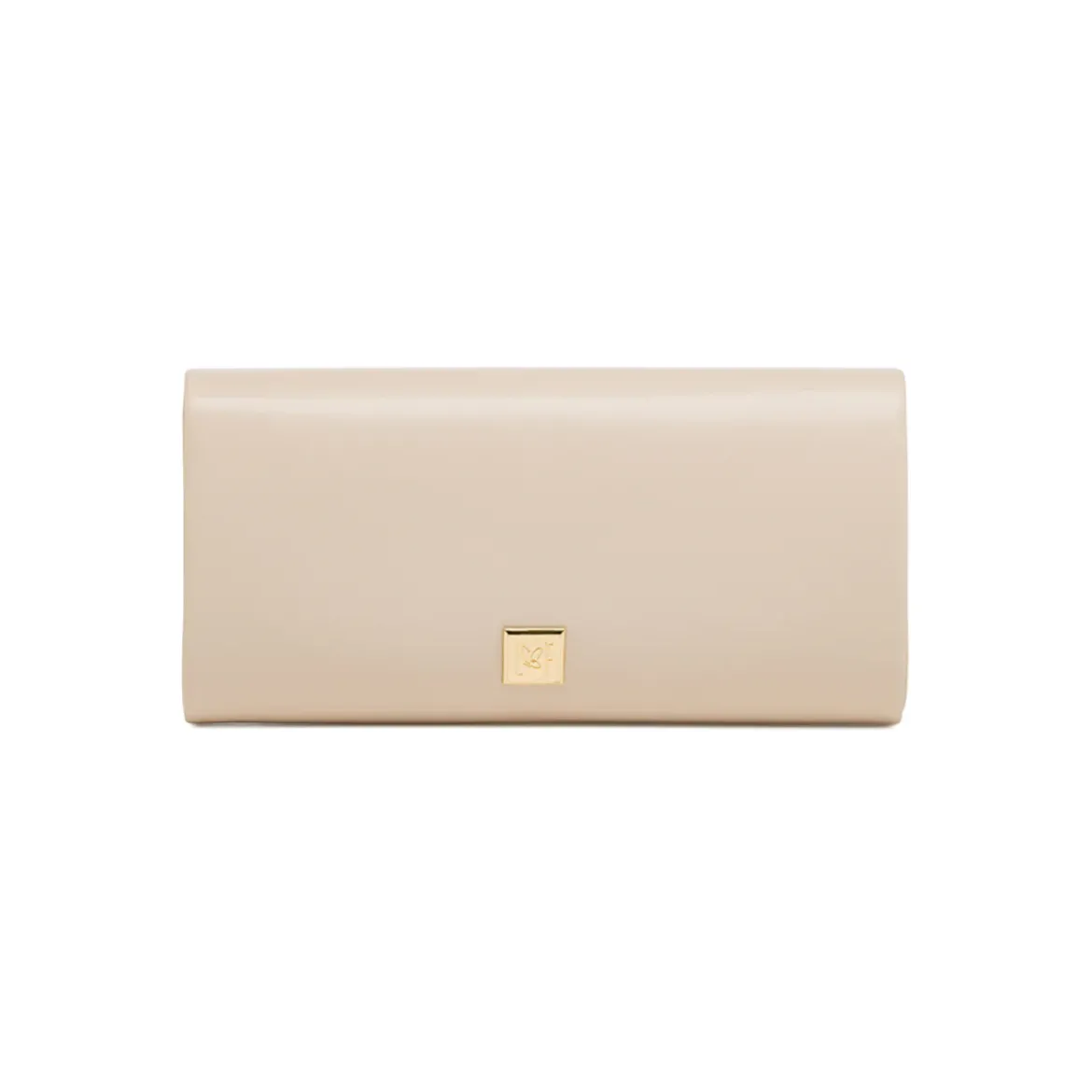 Pochette elegante da Donna nude con dettaglio oro Lora Ferres