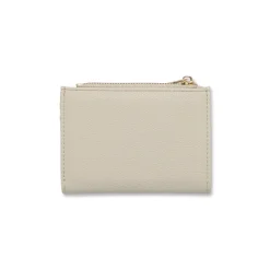 Portafoglio beige da Donna con effetto grana e taschino Lora Ferres
