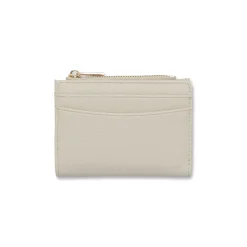 Portafoglio beige da Donna con effetto grana e taschino Lora Ferres