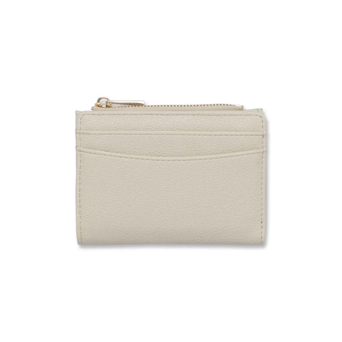 Portafoglio beige da Donna con effetto grana e taschino Lora Ferres