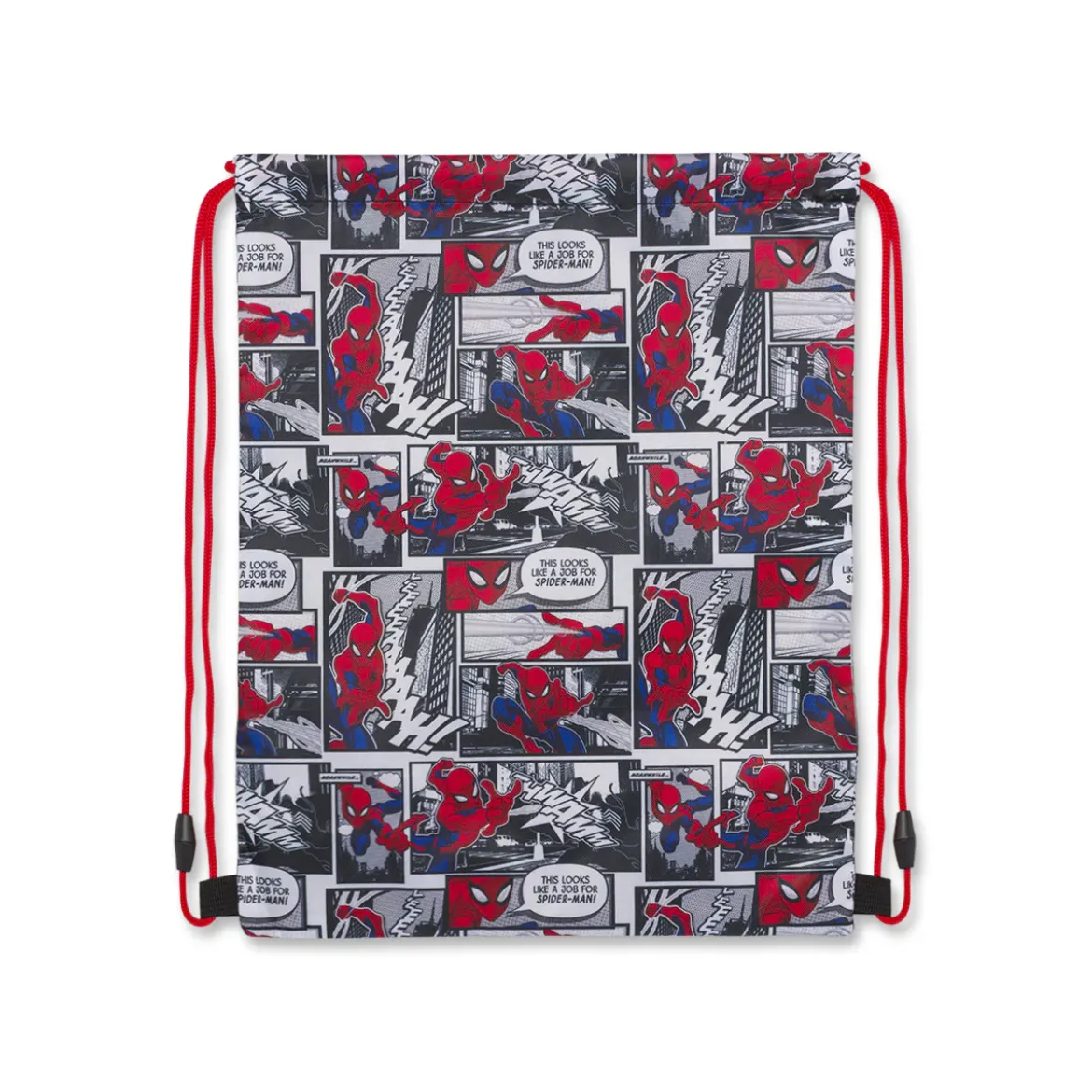 Sacca Spiderman Rossa e blu con stampa Marvel dinamica