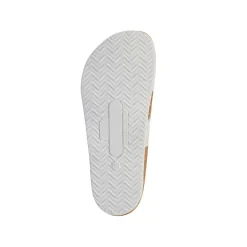 Sandali bianchi con glitter e sottopiede in Pelle da bambina Settenote