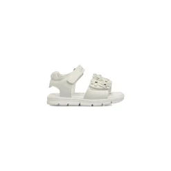 Sandali bianchi da Bambina con fiori decorativi e glitter Lumberjack