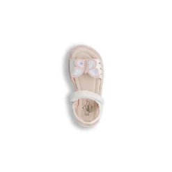 Sandali bianchi da Bambina con decorazione farfalla Le scarpe di Alice