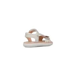 Sandali bianchi da Bambina con decorazione farfalla Le scarpe di Alice