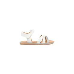 Sandali bianchi da Bambina con dettaglio glitter Dieci Baci