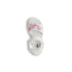 Sandali bianchi da Bambina Le scarpe di Alice con fiori