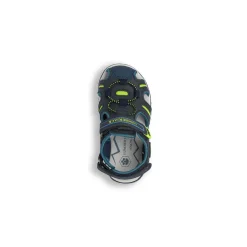 Sandali blu da Bambino con punta chiusa e dettagli fluo Lumberjack