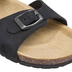 Sandali blu da Bambino con sottopiede in pelle e fibbie Weep & Smile