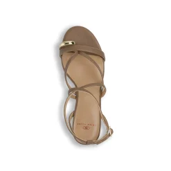 Sandali Donna Marroni con tacco a rocchetto 7,5 cm Swish Jeans