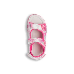 Sandali Fucsia da Bambina e Ragazza con stampa Floreale Dieci Baci