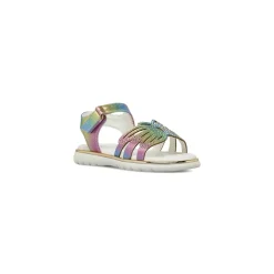 Sandali multicolore Bambina con farfalla e strass Le scarpe di Alice